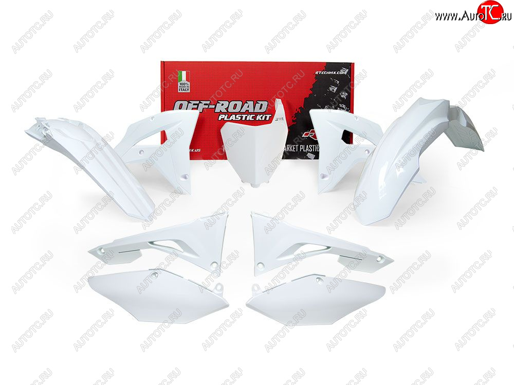 15 599 р. Комплект пластика R-Tech Honda CRF250RX 19-21, CRF450RX 19-20 (R-KITCRF-BN0-601) белый  r-kitcrf-bn0-601  с доставкой в г. Воронеж