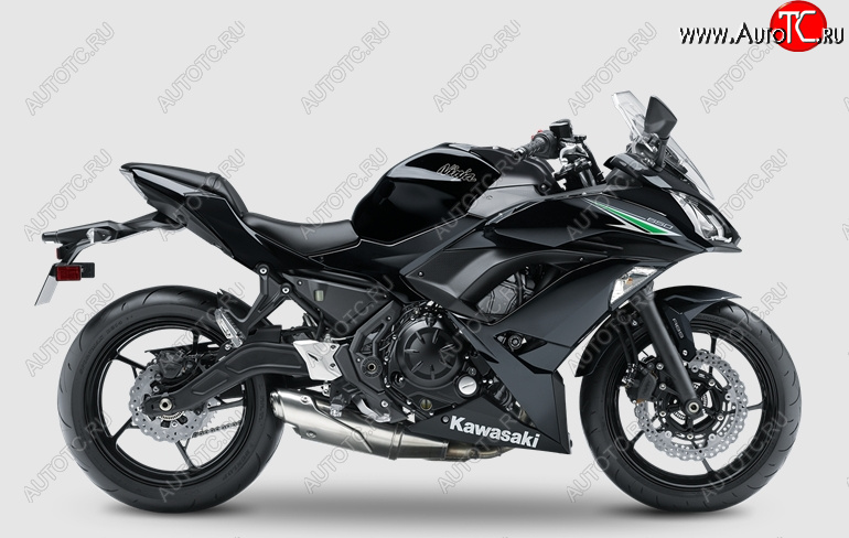 27 499 р. Комплект пластика для мотоцикла Kawasaki ER-6F 21-23 Черный  пм-00028816  с доставкой в г. Воронеж