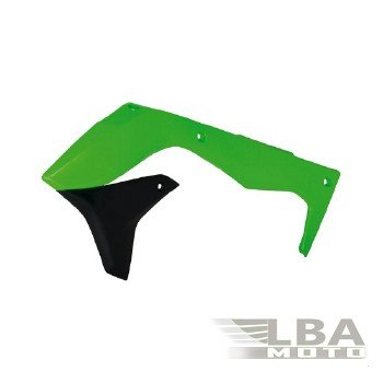 7 399 р. Обтекатели радиатора R-Tech Kawasaki KX450F 16-17 (R-CVKXFVENR16) зеленыечерные  r-cvkxfvenr16  с доставкой в г. Воронеж. Увеличить фотографию 1