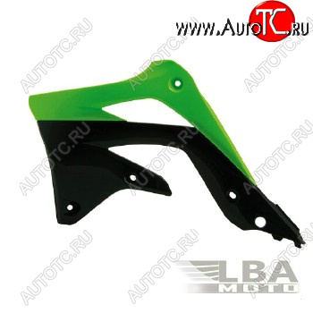 7 399 р. Обтекатели радиатора R-Tech Kawasaki KX450F 12-15 (R-CVKXFVENR12) зеленыечерные  r-cvkxfvenr12  с доставкой в г. Воронеж
