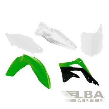 12 749 р. Комплект пластика R-Tech Kawasaki KX450F 13-15 (R-KITKXF-OEM-515) зеленыйчерныйбелый  r-kitkxf-oem-515  с доставкой в г. Воронеж. Увеличить фотографию 1