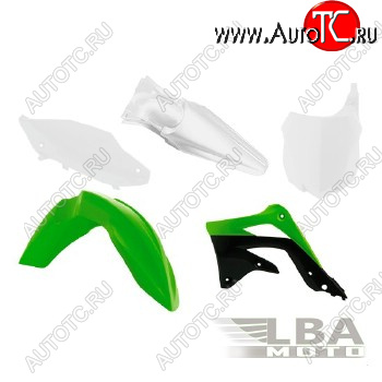 12 749 р. Комплект пластика R-Tech Kawasaki KX450F 13-15 (R-KITKXF-OEM-515) зеленыйчерныйбелый  r-kitkxf-oem-515  с доставкой в г. Воронеж