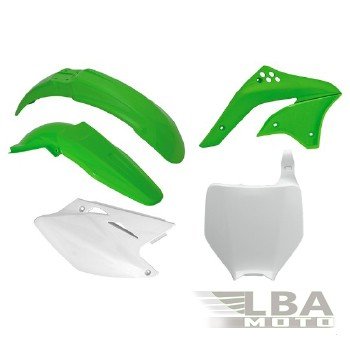 12 749 р. Комплект пластика R-Tech Kawasaki KX450F 06-08 (R-KITKXF-OEM-506) зеленыйбелый  r-kitkxf-oem-506  с доставкой в г. Воронеж. Увеличить фотографию 1