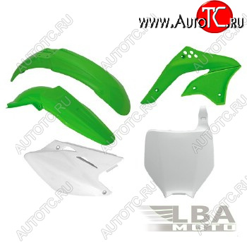12 749 р. Комплект пластика R-Tech Kawasaki KX450F 06-08 (R-KITKXF-OEM-506) зеленыйбелый  r-kitkxf-oem-506  с доставкой в г. Воронеж