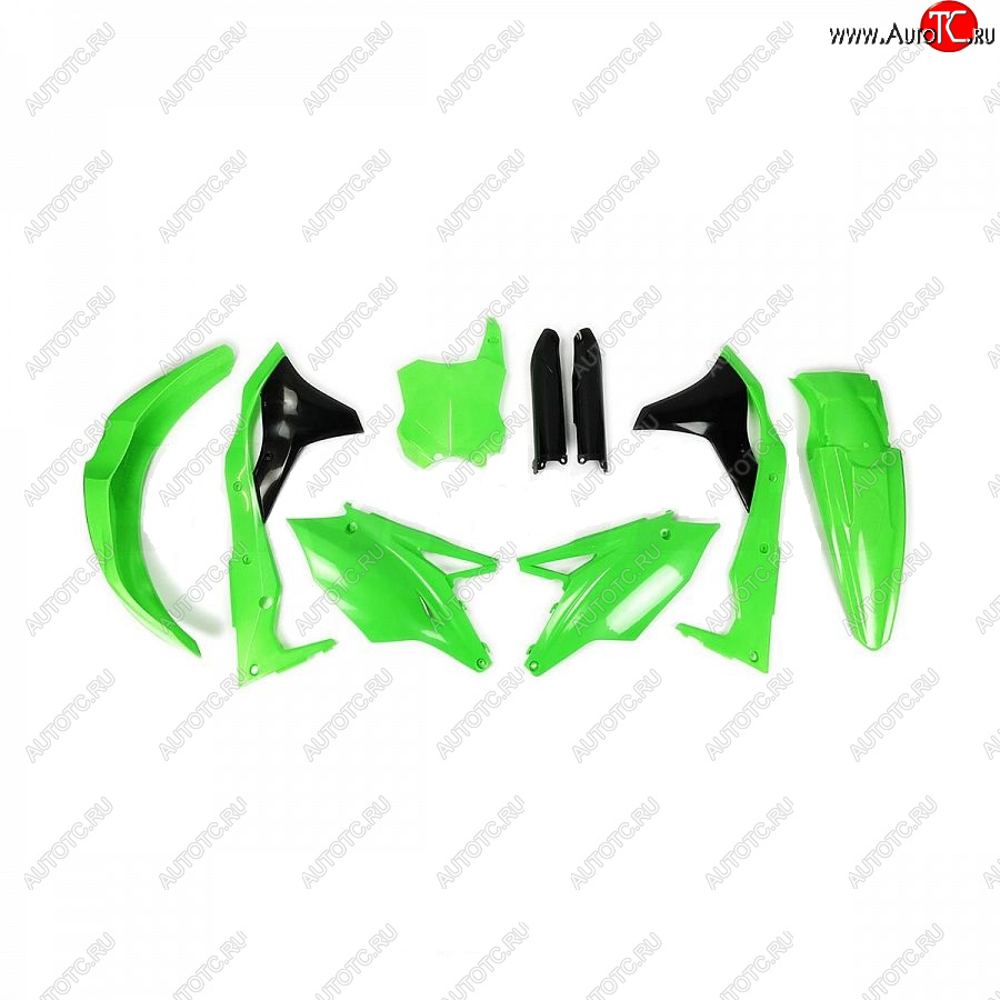 12 749 р. Комплект пластика R-Tech Kawasaki KX250F 17-20 (R-KITKXF-VF0-519) неоновый зеленый  r-kitkxf-vf0-519  с доставкой в г. Воронеж