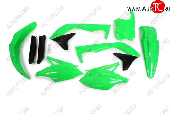 12 749 р. Комплект пластика R-Tech Kawasaki KX450F 16-18 (R-KITKXF-VF0-517) неоновый зеленый  r-kitkxf-vf0-517  с доставкой в г. Воронеж