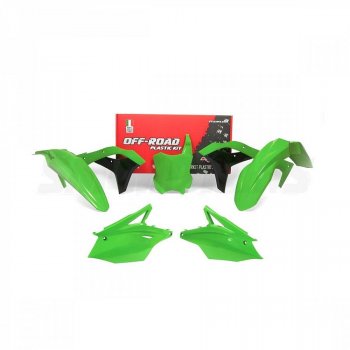 12 749 р. Комплект пластика R-Tech Kawasaki KX250F 17-20 (R-KITKXF-VE0-519) Зеленый  r-kitkxf-ve0-519  с доставкой в г. Воронеж. Увеличить фотографию 1