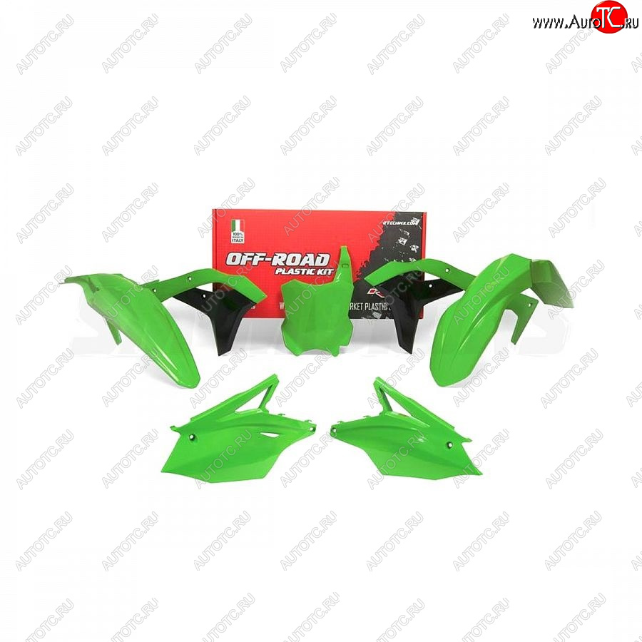 12 749 р. Комплект пластика R-Tech Kawasaki KX250F 17-20 (R-KITKXF-VE0-519) Зеленый  r-kitkxf-ve0-519  с доставкой в г. Воронеж