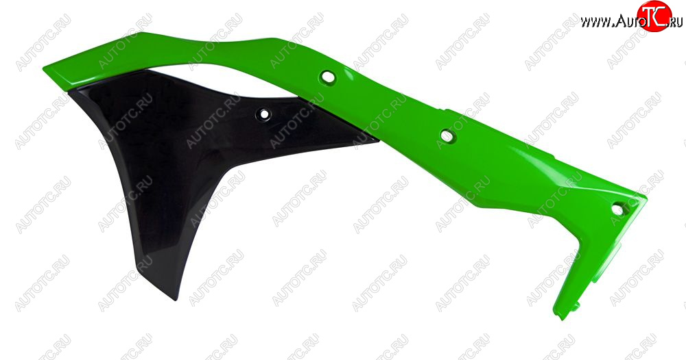 7 399 р. Обтекатели радиатора R-Tech Kawasaki KX250F 17-20 (R-CVKXFVENR17) зеленыечерные  r-cvkxfvenr17  с доставкой в г. Воронеж