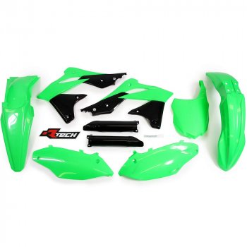 13 999 р. Комплект пластика R-Tech Kawasaki KX250F 13-16 (R-KITKXF-VF0-516) Зелено-Черный Neon  r-kitkxf-vf0-516  с доставкой в г. Воронеж. Увеличить фотографию 1