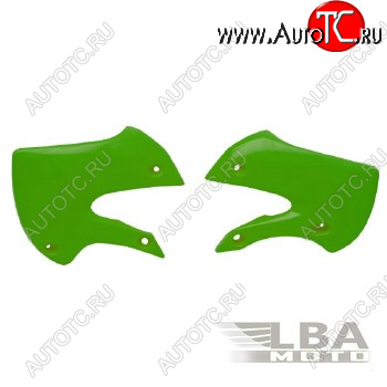 5 649 р. Обтекатели радиатора R-Tech Kawasaki KX65 01-17, KLX110 02-09 (R-CVKX0VE0065) зеленые  r-cvkx0ve0065  с доставкой в г. Воронеж