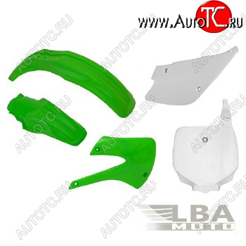 12 749 р. Комплект пластика R-Tech Kawasaki KX85100 98-13 (R-KITKX0-OEM-507) зеленыйбелый  r-kitkx0-oem-507  с доставкой в г. Воронеж