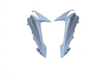 3 389 р. Накладка на правый воздуховод для Suzuki GSX-R 750600 11-19 Без цвета  пм-00015900  с доставкой в г. Воронеж. Увеличить фотографию 1