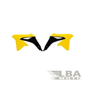 7 399 р. Обтекатели радиатора R-Tech Suzuki RMZ450 08-17, RMX450Z 10-17 (R-CVRMZGINR08) желтыечерные  r-cvrmzginr08  с доставкой в г. Воронеж. Увеличить фотографию 1