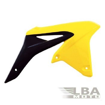 7 399 р. Обтекатели радиатора R-Tech Suzuki RMZ250 10-17 (R-CVRMZGINR10) желтыечерные  r-cvrmzginr10  с доставкой в г. Воронеж. Увеличить фотографию 1