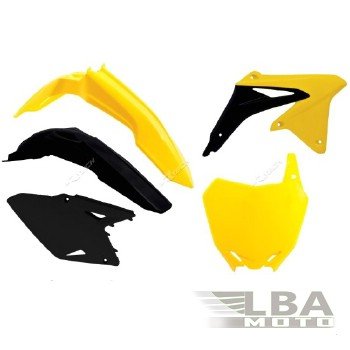12 749 р. Комплект пластика R-Tech Suzuki RMZ450 08-17 (R-KITRMZ-OEM-598) желтыйчерный  r-kitrmz-oem-598  с доставкой в г. Воронеж. Увеличить фотографию 1