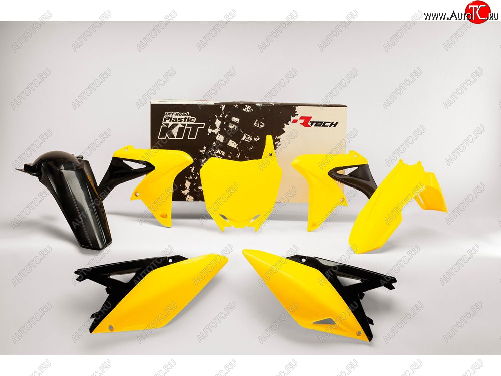 12 749 р. Комплект пластика R-Tech Suzuki RM-Z250 10-18 (R-KITRMZ-OEM-511) Желто-Черный  r-kitrmz-oem-511  с доставкой в г. Воронеж
