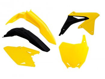 12 749 р. Комплект пластика R-Tech Suzuki RM-Z450 08-17 (R-KITRMZ-OEM-508) Желто-Черный  r-kitrmz-oem-508  с доставкой в г. Воронеж. Увеличить фотографию 1