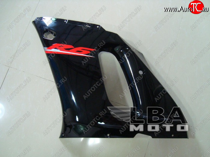 4 199 р. Левый верхний боковой пластик для Yamaha R6 99-02 Без цвета  пм-00000522  с доставкой в г. Воронеж