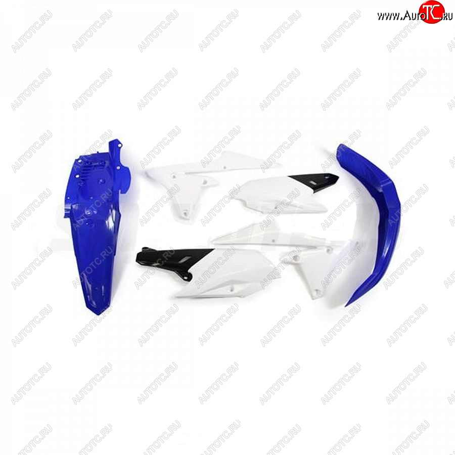 12 749 р. Комплект пластика R-Tech Yamaha WR250F 15-18, WR450F 16-18 (R-KITWRF-OEM-415) синийбелый  r-kitwrf-oem-415  с доставкой в г. Воронеж