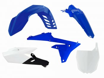 14 999 р. Комплект пластика R-Tech Yamaha WR250F 15-19, WR450F 16-18 (R-KITWRF-OEM-515) синийбелыйчерный  r-kitwrf-oem-515  с доставкой в г. Воронеж. Увеличить фотографию 1