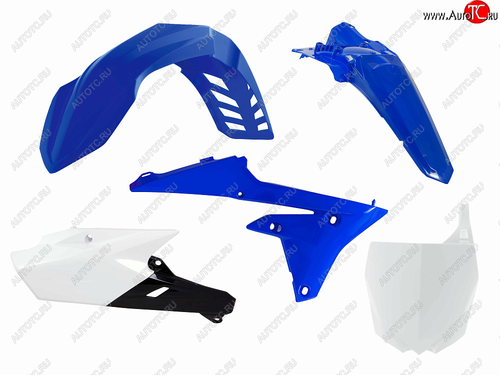 14 999 р. Комплект пластика R-Tech Yamaha WR250F 15-19, WR450F 16-18 (R-KITWRF-OEM-515) синийбелыйчерный  r-kitwrf-oem-515  с доставкой в г. Воронеж