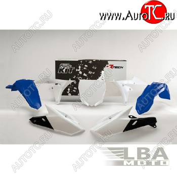 14 999 р. Комплект пластика R-Tech Yamaha YZ250F450F 14-17, YZ250FX 15-17 (R-KITYZF-BL0-514) синийбелый  r-kityzf-bl0-514  с доставкой в г. Воронеж