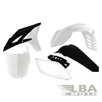 12 749 р. Комплект пластика R-Tech Yamaha YZ250F 10-13 (R-KITYZF-BN1-510) черныйбелый  r-kityzf-bn1-510  с доставкой в г. Воронеж. Увеличить фотографию 1