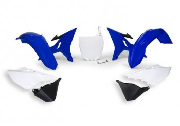 15 599 р. Комплект пластика R-Tech Yamaha YZ125250 02-18 (R-KITYZ0-BL0-REV) REVOLUTION синийбелыйчерный  r-kityz0-bl0-rev  с доставкой в г. Воронеж. Увеличить фотографию 1