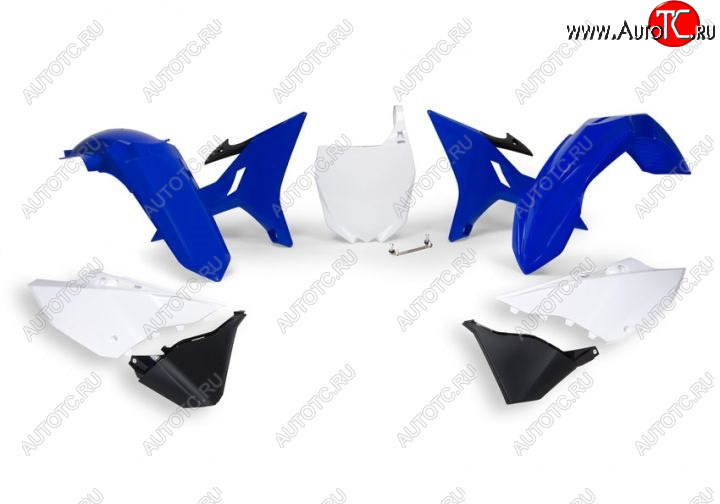 15 599 р. Комплект пластика R-Tech Yamaha YZ125250 02-18 (R-KITYZ0-BL0-REV) REVOLUTION синийбелыйчерный  r-kityz0-bl0-rev  с доставкой в г. Воронеж