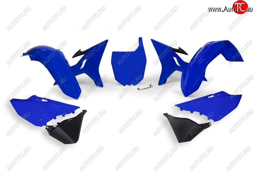 15 599 р. Комплект пластика R-Tech Yamaha YZ125250 02-18 (R-KITYZ0-BL1-REV) REVOLUTION синийчерный  r-kityz0-bl1-rev  с доставкой в г. Воронеж