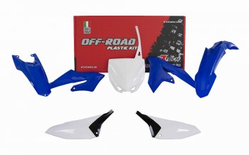 12 749 р. Комплект пластика R-Tech Yamaha YZ65 18-20 (R-KITYZ0-OEM-565) синийбелыйчерный  r-kityz0-oem-565  с доставкой в г. Воронеж. Увеличить фотографию 1
