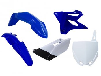 12 749 р. Комплект пластика R-Tech Yamaha YZ85 15-19 (R-KITYZ0-OEM-585) синийбелыйчерный  r-kityz0-oem-585  с доставкой в г. Воронеж. Увеличить фотографию 1