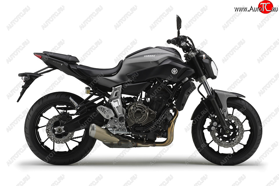 25 899 р. Комплект пластика для мотоцикла Yamaha MT-07 Серо-Черный  пм-00023588  с доставкой в г. Воронеж