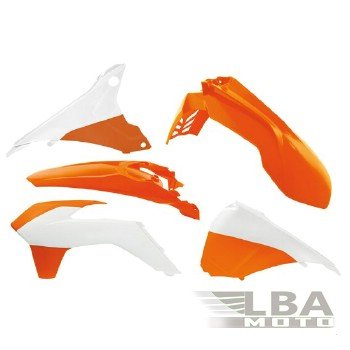 11 799 р. Комплект пластика R-Tech KTM EXCEXCF 125-500 14-16 (R-KITKTM-OEM-495) оранжевыйбелый  r-kitktm-oem-495  с доставкой в г. Воронеж. Увеличить фотографию 1
