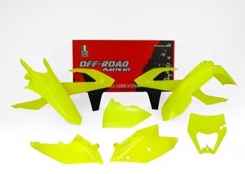 14 999 р. Комплект пластика R-Tech KTM EXCEXC-FXC-W 17-19 (R-KITKTM-GF0-517) неоновый желтый  r-kitktm-gf0-517  с доставкой в г. Воронеж. Увеличить фотографию 1