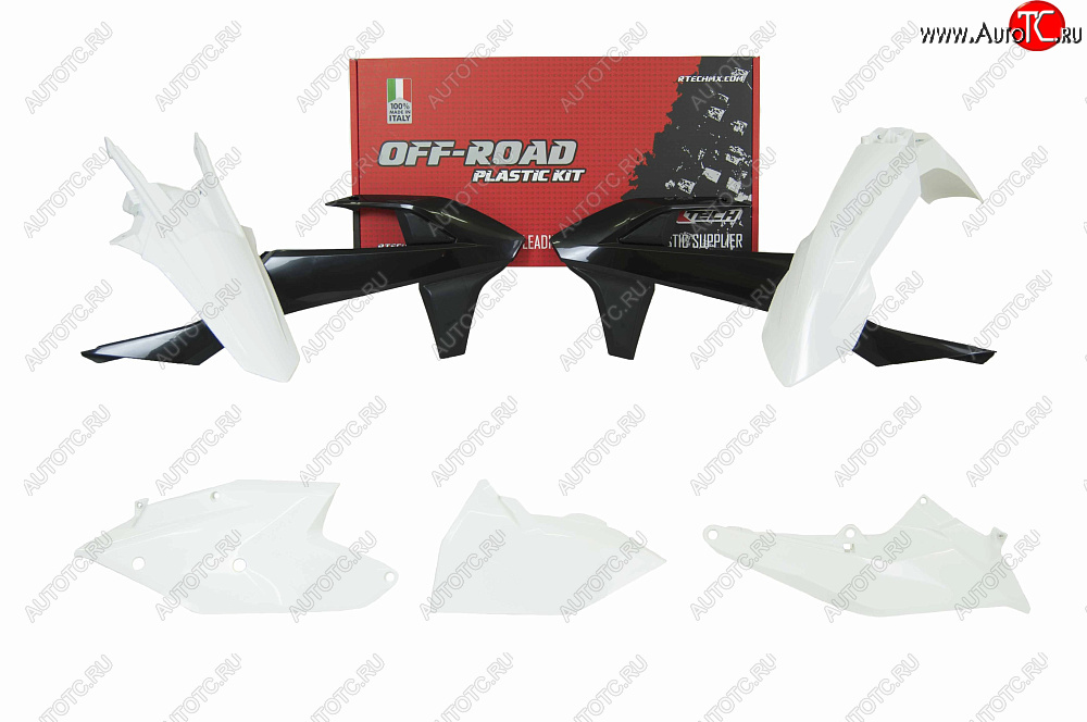 14 999 р. Комплект пластика R-Tech KTM EXCEXC-FXC-W 17-19 (R-KITKTM-OEM-488) белый-черный  r-kitktm-oem-488  с доставкой в г. Воронеж