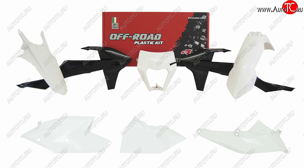 16 999 р. Комплект пластика R-Tech KTM EXCEXC-FXC-W 17-19 (R-KITKTM-OEM-588) белый-черный  r-kitktm-oem-588  с доставкой в г. Воронеж