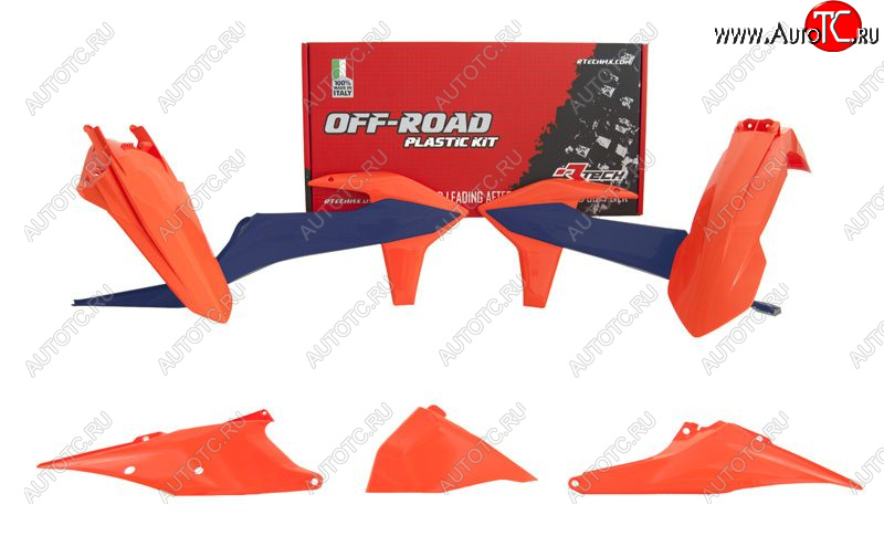 14 999 р. Комплект пластика R-Tech KTM EXCEXCFXC-WXCF-W 125-500 20-22 (R-KITKTM-OEM-423) Оранж-Синий  r-kitktm-oem-423  с доставкой в г. Воронеж