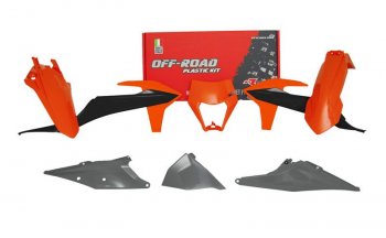 14 999 р. Комплект пластика R-Tech KTM EXCEXCFXC-WXCF-W 125-500 20-22 (R-KITKTM-OEM-521) Серо-Оранж-Черный  r-kitktm-oem-521  с доставкой в г. Воронеж. Увеличить фотографию 1