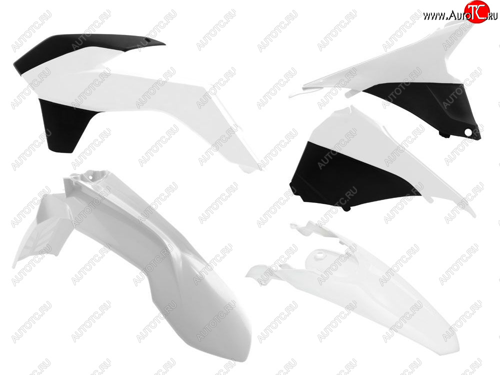 11 799 р. Комплект пластика R-Tech KTM EXCEXCF 125200250350450500 14-16(R-KITKTM-BN0-415) Бел-Черн  r-kitktm-bn0-415  с доставкой в г. Воронеж