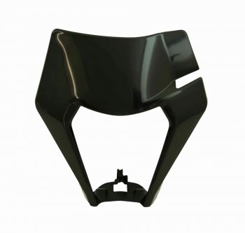 3 179 р. Обтекатель фары R-Tech KTM EXCEXCF 125~500 20-22 (R-MASKKTMNR20) Черный  r-maskktmnr20  с доставкой в г. Воронеж. Увеличить фотографию 1