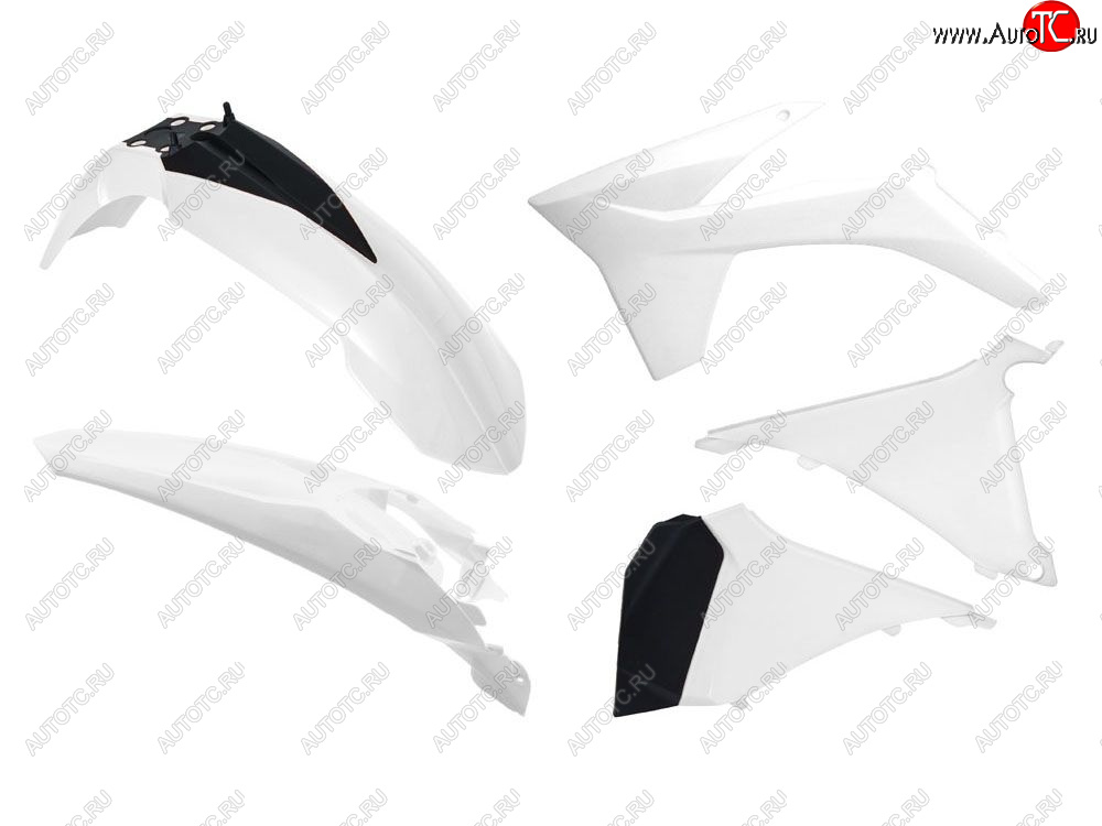 11 799 р. Комплект пластика R-Tech KTM EXCEXCF 125200250350450500 12-13 (R-KITKTM-BN0-412) Бело-Черный  r-kitktm-bn0-412  с доставкой в г. Воронеж