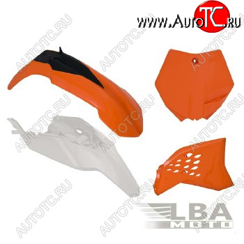 12 749 р. Комплект пластика R-Tech KTM SX65 09-11 (R-KITKTM-O11-508) оранжевыйбелый  r-kitktm-o11-508  с доставкой в г. Воронеж