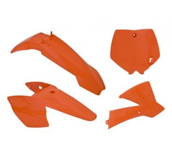 12 749 р. Комплект пластика R-Tech KTM SX65 02-08 (R-KITKTM-AR0-506) оранжевый  r-kitktm-ar0-506  с доставкой в г. Воронеж. Увеличить фотографию 1