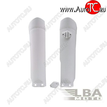 3 579 р. Защита вилки (пара) R-Tech KTM SX85 09-17 (R-PSKTMBN0985) белая  r-psktmbn0985  с доставкой в г. Воронеж