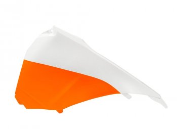 3 089 р. Обтекатель возд. фильтра лев R-Tech KTM SX125 13-16 SXF 13-15 EXCF 14-15 (R-FIKTMBNARSX13) оранжбел  r-fiktmbnarsx13  с доставкой в г. Воронеж. Увеличить фотографию 1