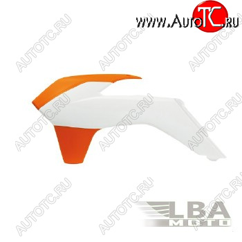 5 999 р. Обтекатели радиатора R-Tech KTM SXF250-450 13-15, EXCEXCF 14-16 (R-CVKTMBNAR13) оранжевыебелые  r-cvktmbnar13  с доставкой в г. Воронеж