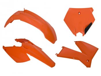 12 749 р. Комплект пластика R-Tech KTM SXSXF 05-06, EXCEXCF 05-07 (R-KITKTM-AR0-504) оранжевый  r-kitktm-ar0-504  с доставкой в г. Воронеж. Увеличить фотографию 1
