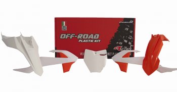 12 749 р. Комплект пластика R-Tech KTM SX65 16-20 (R-KITKTM-O19-500) оранжевыйбелый  r-kitktm-o19-500  с доставкой в г. Воронеж. Увеличить фотографию 1